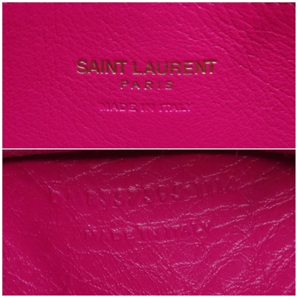 ✨️💎Giftable. Authentic YSL Yves Saint Laurent Baby cabas Hot Pink Crossbody bag - Picture 14 of 14